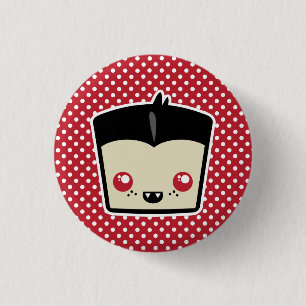 Kawaii Dracula Button