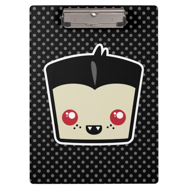 Kawaii Dracula Clip Board (Front)
