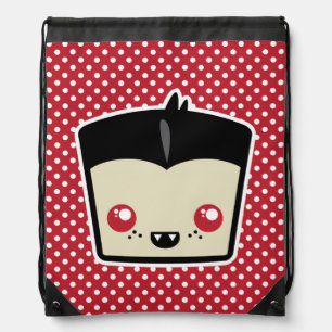 Kawaii Dracula Drawstring Bag