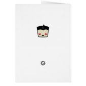 Kawaii Dracula Note Card (Back)
