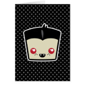 Kawaii Dracula Note Card (Front)