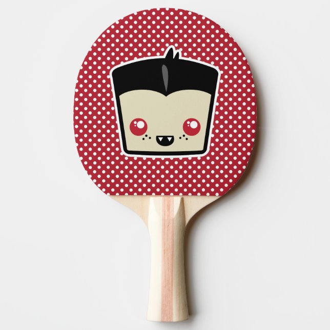 Kawaii Dracula Ping Pong Paddle (Back)
