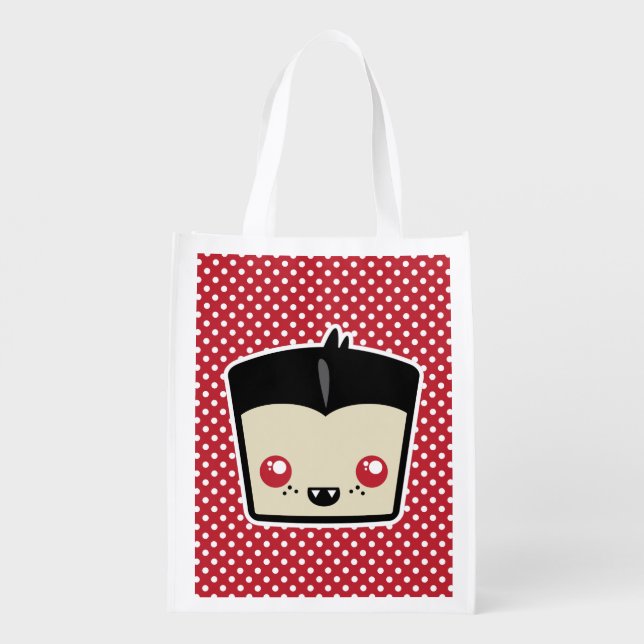 Kawaii Dracula Reusable Bag (Back)