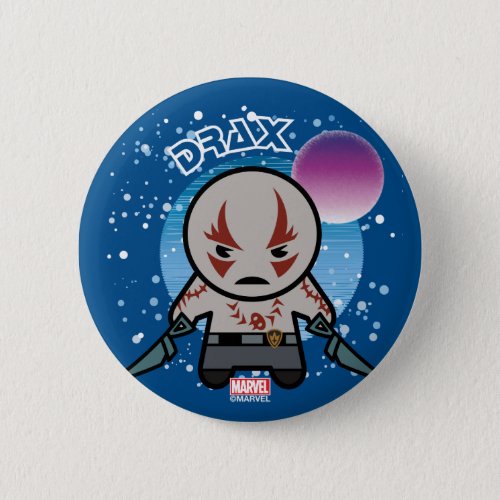 Kawaii Drax In Space Button