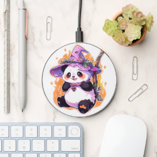 Kawaii Druid Panda Wireless Charger