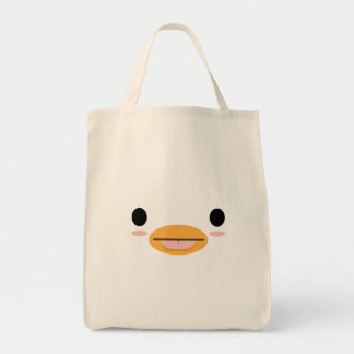 Kawaii Duck Tongue “Too cute to be serious.” Tote Bag