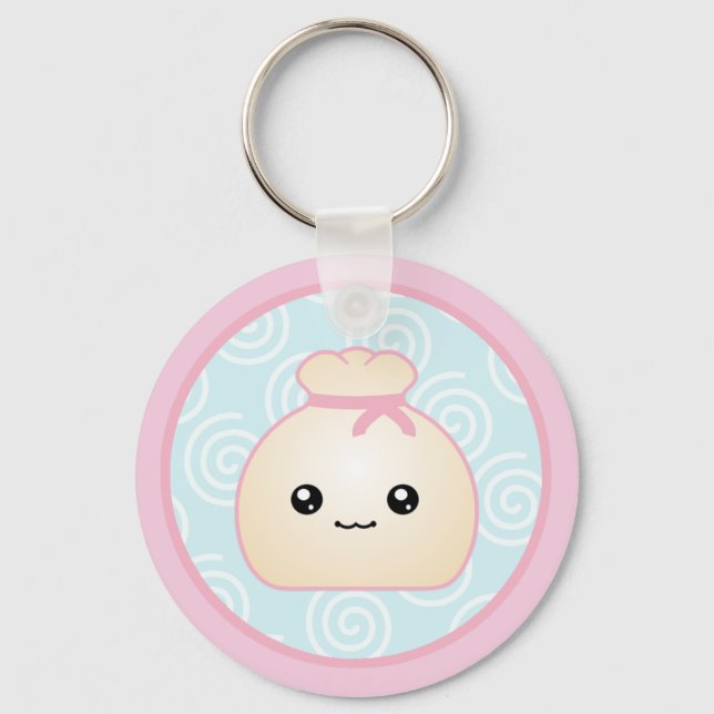 Kawaii Dumpling Keychain (Front)