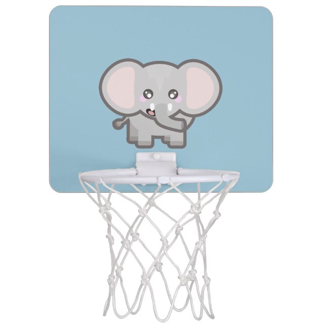 Kawaii elephant mini basketball hoop (Front)