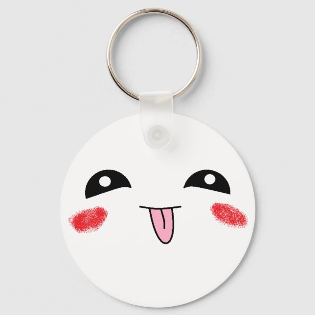 Kawaii emoji keychain (Front)
