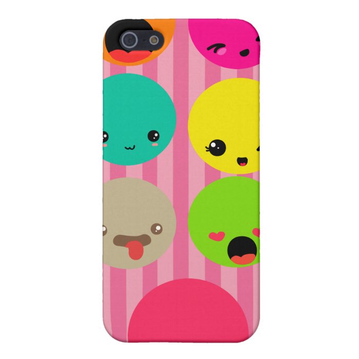 Kawaii Emoticons   iPhone 4 iPhone 5 Covers