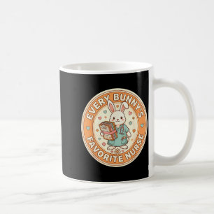 Kawaii every bunnys favorite nurse cute easter coffee mug
