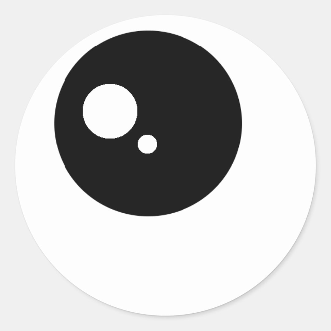 Kawaii eye stickers Zazzle