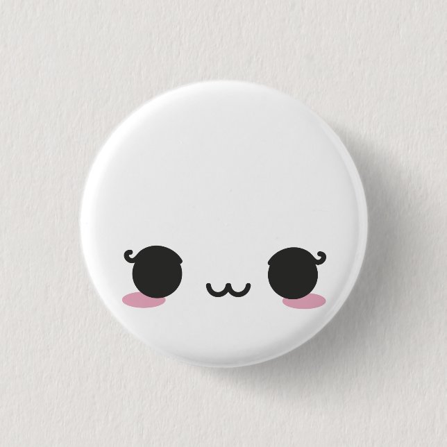 Kawaii Faces Button (Front)