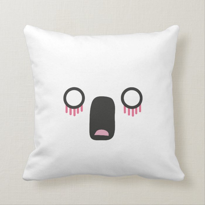 Kawaii Faces   Two Faced Pillows