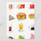 kawaii fast food (Front/Back)