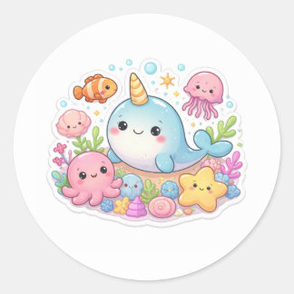 Kawaii Fish Stickers