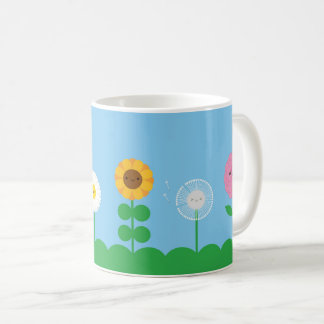 Kawaii Flower Field Coffee Mug