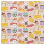 Kawaii Food Pattern Fabric