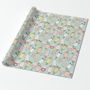 Kawaii Food Wrapping Paper