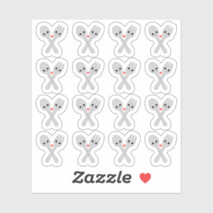 Kawaii Fork Spoon Meal Preperation Bujo Planner Sticker