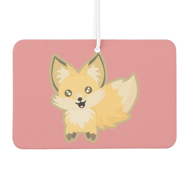 Kawaii Fox Car Air Freshener (Front)