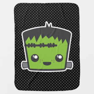 Kawaii Frankenstein Baby Blanket
