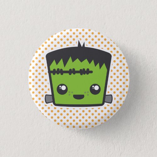 Kawaii Frankenstein Button