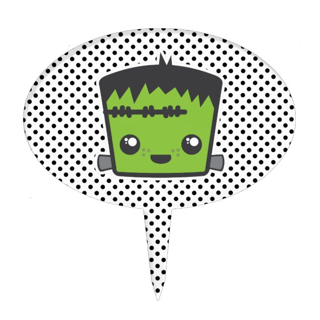 Kawaii Frankenstein Cake Topper (Front)