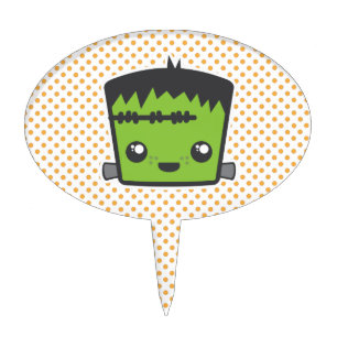 Kawaii Frankenstein Cake Topper