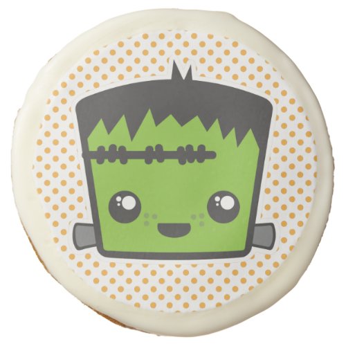 Kawaii Frankenstein Cookies