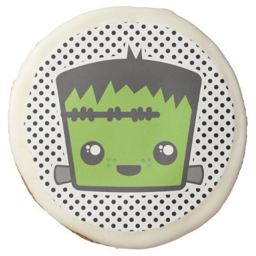 Kawaii Frankenstein Cookies