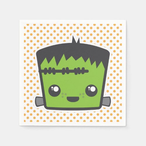 Kawaii Frankenstein Napkins