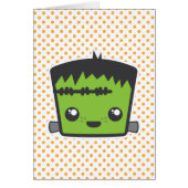 Kawaii Frankenstein Note Card (Front)