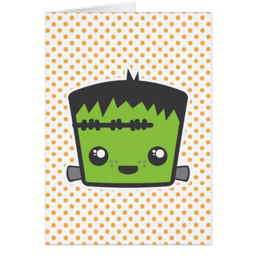 Kawaii Frankenstein Note Card