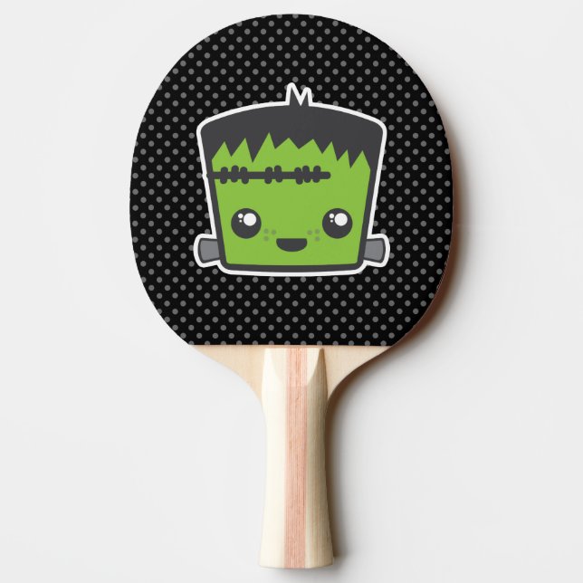 Kawaii Frankenstein Ping Pong Paddle (Back)
