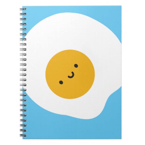 Kawaii Fried Egg Notebook