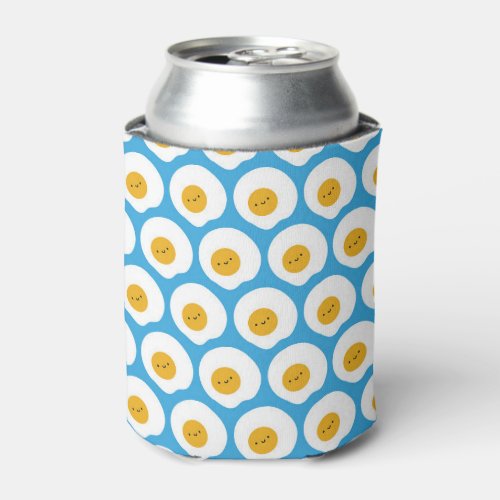 Kawaii Fried Eggs Can Cooler