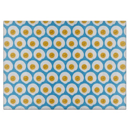 Kawaii Fried Eggs Cutting Board