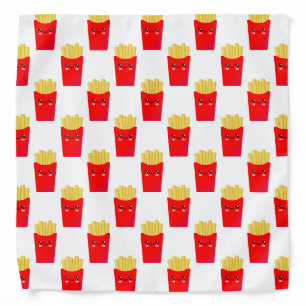 Kawaii fries bandana