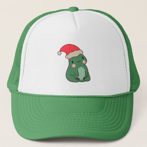 Kawaii Frog Christmas Party Costume Trucker Hat