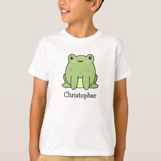 Kawaii Frog, Toad Personalized  T-Shirt