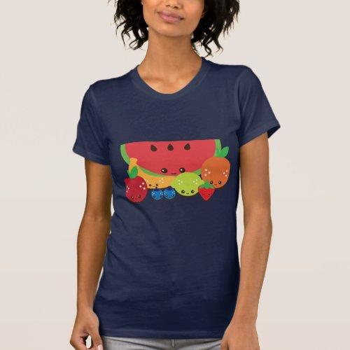 Kawaii Fruit Group T_Shirt
