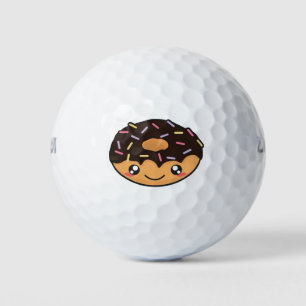 Kawaii funny and cool donut golf balls