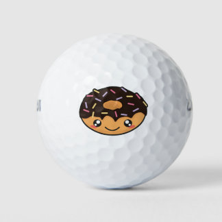 Kawaii funny and cool donut golf balls