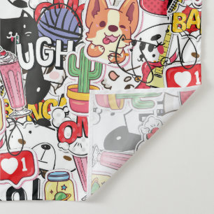 kawaii funny pet design - cute animal lover tapestry
