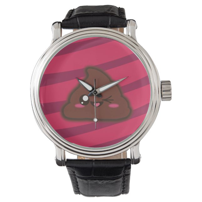 Kawaii funny poop watch (Front)