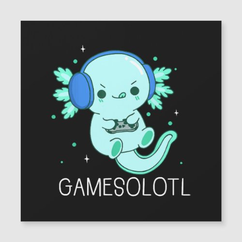 Kawaii Gamesolotl Axolotl Gamer