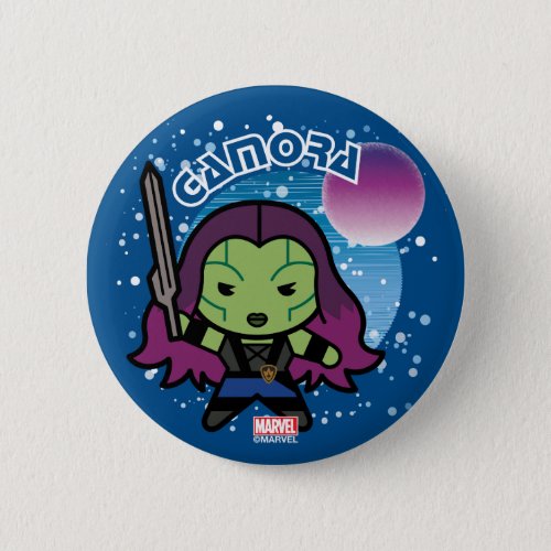 Kawaii Gamora In Space Button
