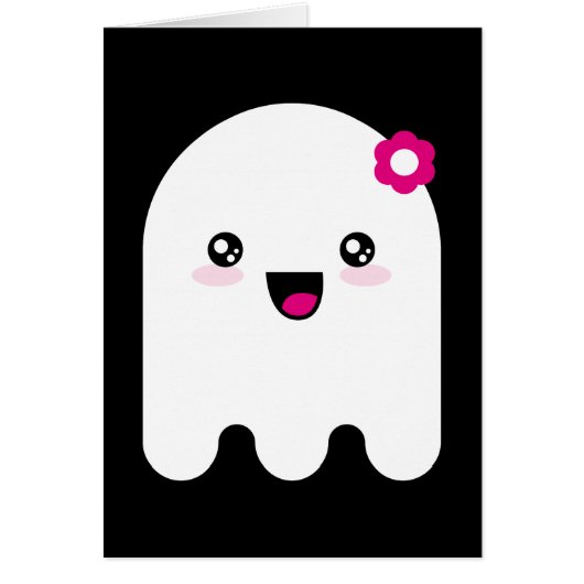 Kawaii ghost cards (Front)