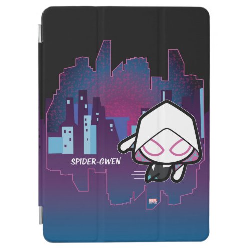 Kawaii Ghost_Spider City Skyline iPad Air Cover